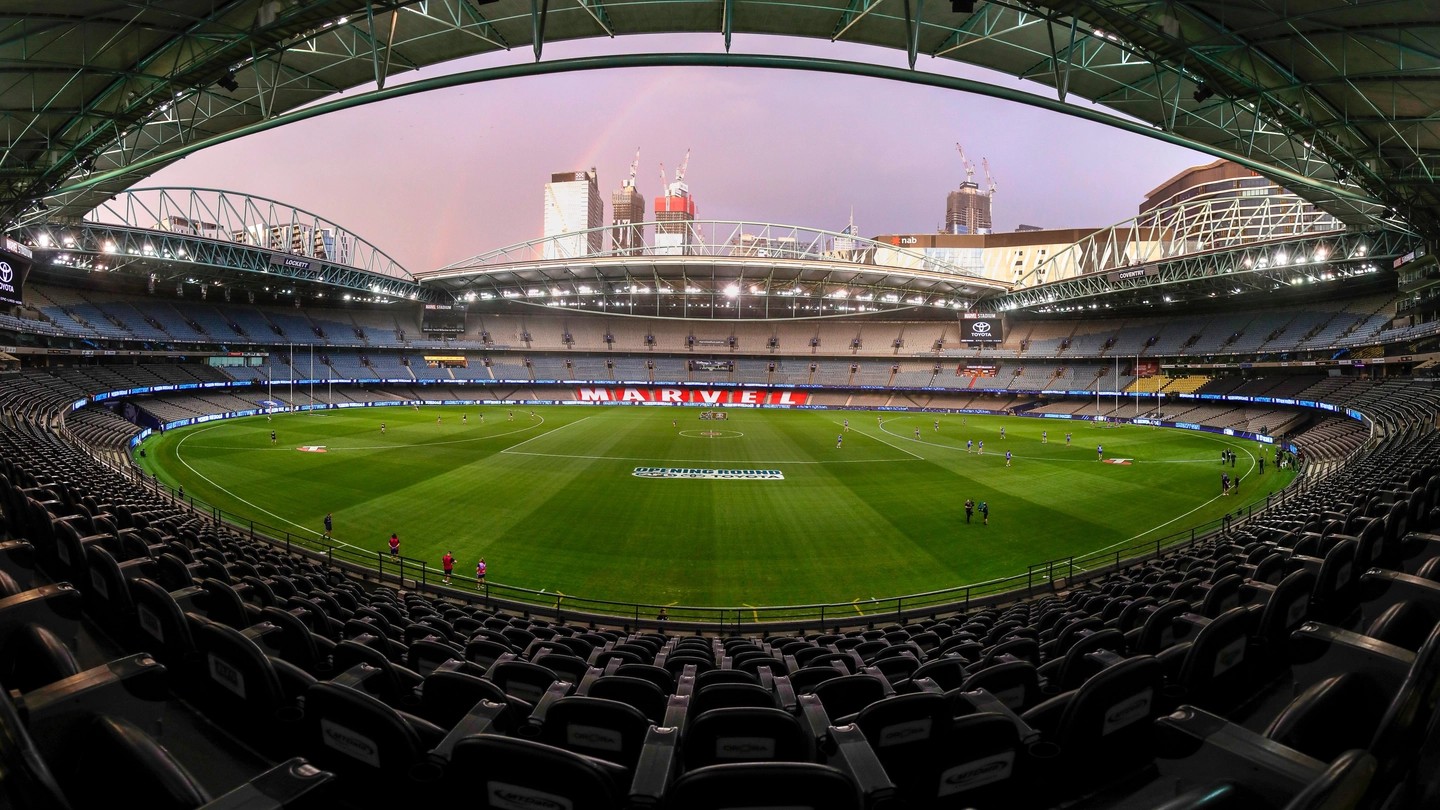 AFL and Telstra partner with Champion Data to launch a 40-camera optical tracking trial at Marvel Stadium to enhance officiating and fan experience