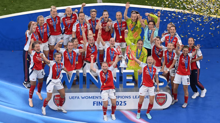 Female football players training - Winter transfer window record spending infographic.