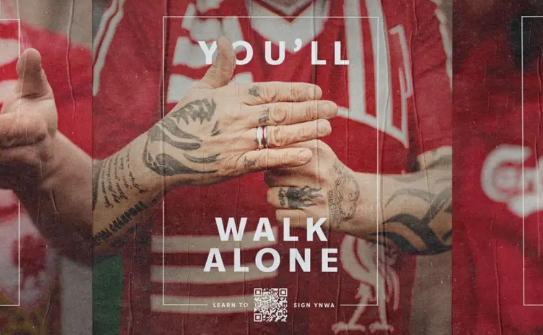 Liverpool and Carlsberg Launch Sign Language Anthem