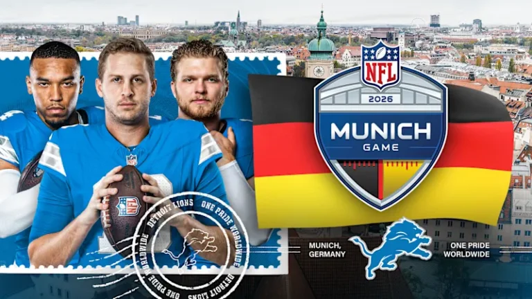 NFL Lions Confirmed for Munich as Record Nine International Games Reshape 2026 Schedule