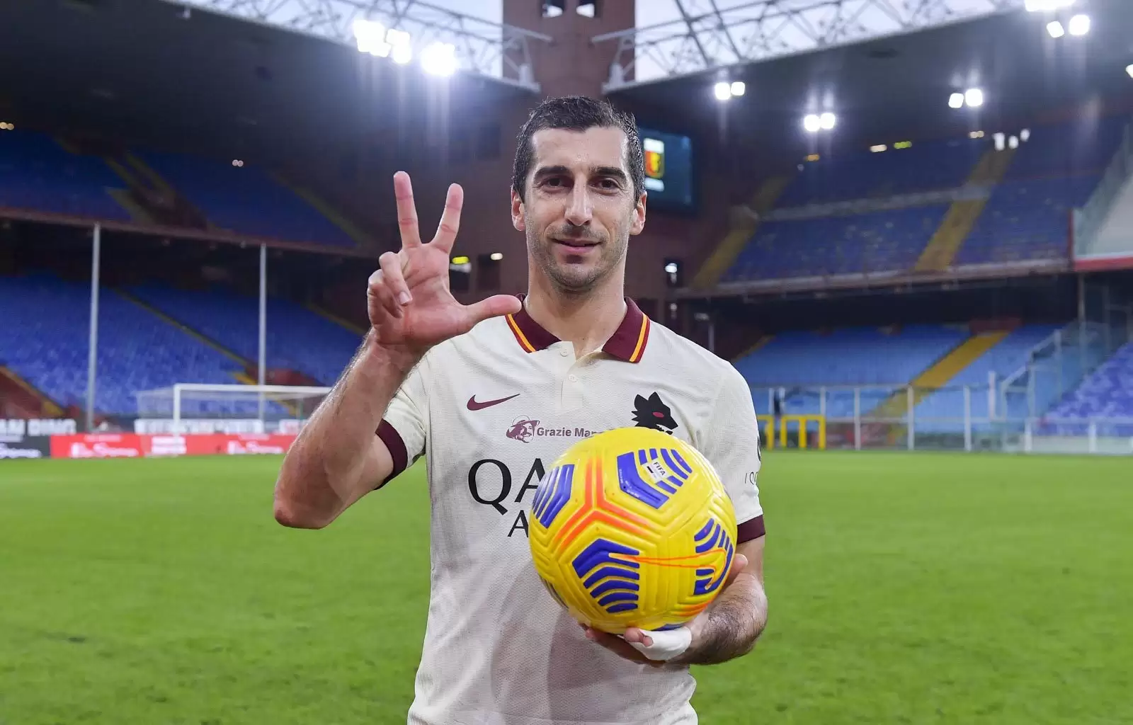 Official Serie A logo next to a mobile smartphone displaying a fantasy football lineup interface.