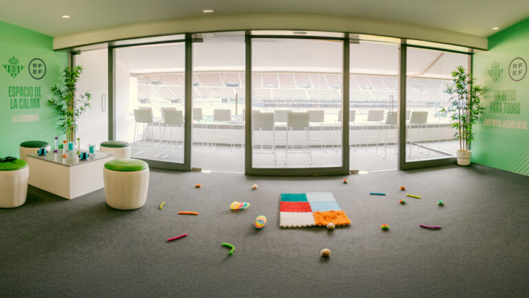 Real Betis Opens Sensory Room at La Cartuja Stadium for Fans with Autism or Cognitive Disabilities