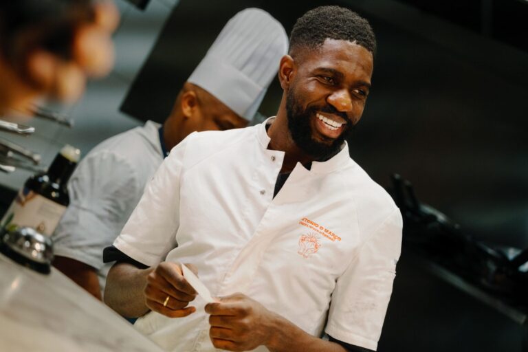 Samuel Umtiti Takes on a New Role as Pizzaiolo in Lyon Campaign