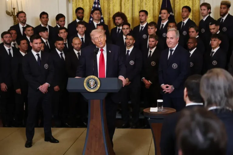 President Trump Welcomes Lionel Messi and Inter Miami to the White House to Celebrate 2025 MLS Cup Title