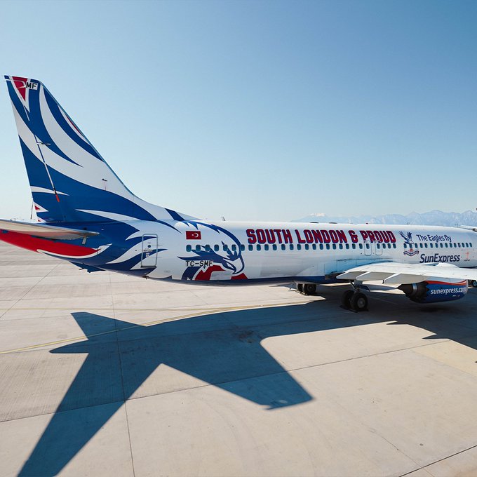Crystal Palace unveils fan-chosen SunExpress aircraft livery â€˜The Eagle’