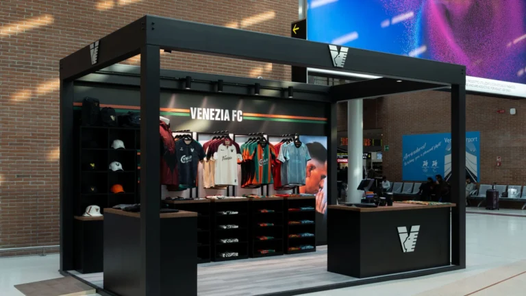 Venezia FC Opens Airport Store
