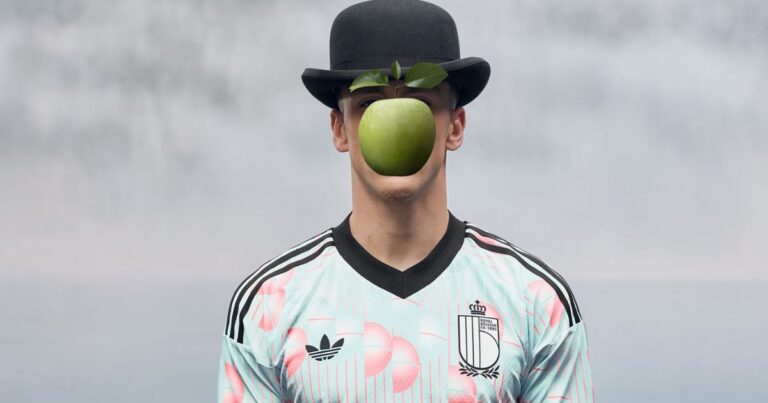 Belgium Unveil RenÃ© Magritte-Inspired Away Kit for 2026 World Cup