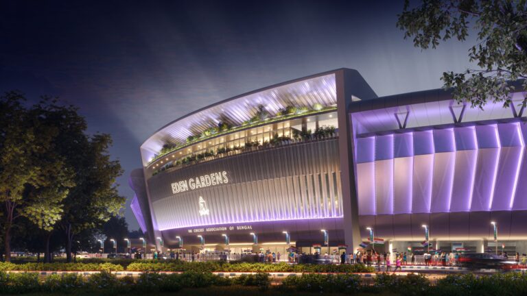 Populous unveils redesign for iconic Eden Gardens expansion