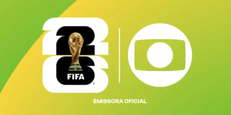 Globo World Cup 2026 coverage promotion featuring multiple brand sponsors across TV and digital platforms