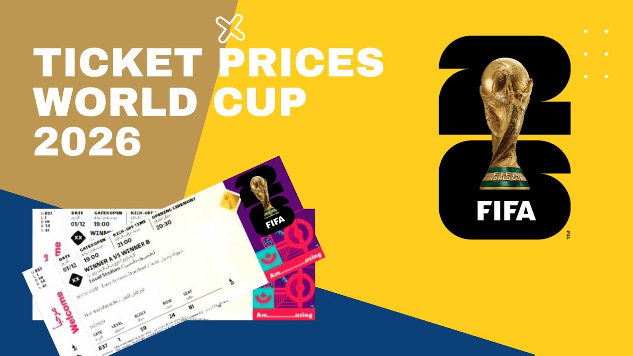 Detailed view of the 2026 World Cup ticket price list showing the $10,990 price tag for the final match.