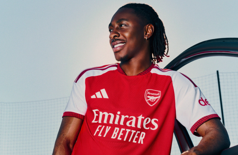 Arsenal mark 20 years at Emirates Stadium with new home kit launch