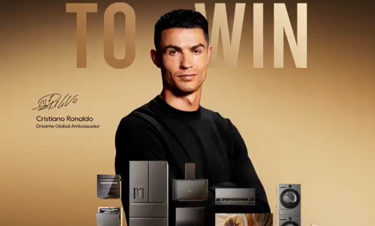 Cristiano Ronaldo announces new brand partnership with Dreame