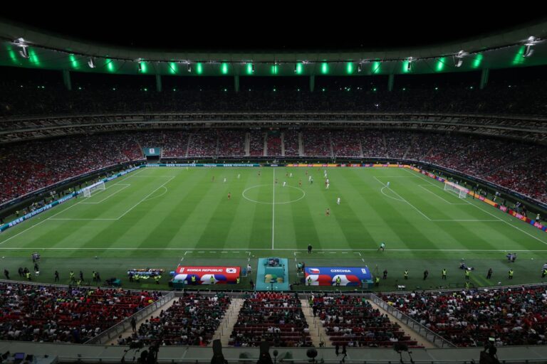 Only around 700 seats were supposedly empty in the 45,664-capacity stadium but…