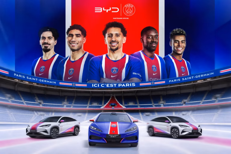 PSG signs BYD as official automotive partner through 2029